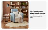 Upholstered rotating Chair dense-foam Foam padding Gaming Armchair Plush paddinging Includes Pillow for Remote Workers