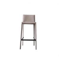 urban aesthetic Saddle Seat High Stool Modern Minimalist Design Counter Chair With supportive Support Seating Furniture Built-in Footrest for Bar Owners, Homeowners, Adults, Restaurant, Kitchen, Dining Area, Work Table