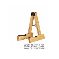 Easy to Keep Portable Wooden Guitar Stand Long-Lasting Folding Guitar Stand Stable Music Gear Universal Fit for Travel, Stage