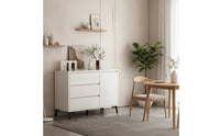 Freestanding Sideboard Modern Low Sideboard Minimalist Storage Cabinet for Living Room, Entryway, Bedroom