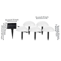 5 Pieces Solar Hemisphere Light & Simple to Install Outdoor Lighting IP65