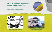 12V/24V RV Water Pump High Flow