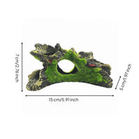 Toadstool House Aquarium Decoration Safe Hiding Place Pet Habitat Decor