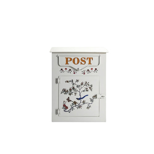 Mailbox with Lock Decorative Locking Mail Box Secure for Porch, Homeowners