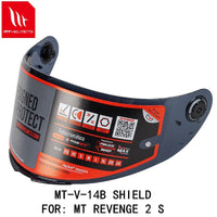 MT Quick-Release Visor MT-V-14B for Revenge 2S Helmet