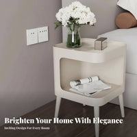 Arched End Table with Beaded Legs Vintage Design Household Furniture