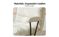 Upholstered Armchair Comfortable Adjustable Chaise dense Foam Filling