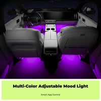 LED footwell light, easy install
