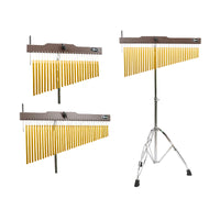 Sound Chime 25-Tone with Stand, Aluminum Alloy, for Music