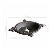 Cast Iron Soap Dish Rustic Look Home Storage Antique Finish for Balcony
