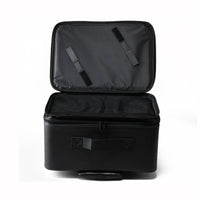 Makeup Trolley Case Large Capacity Makeup Trolley Bag Carry on Size Rolling Train Case for Travel, Salon
