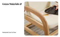 Upholstered Mini Armchair Adjustable Height Toddler Seat Long-Lasting Build
