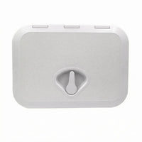 Slimline Marine Deck Cover ABS Plastic Deck Hatch Cover Textured Rectangle Hatch Lid