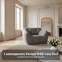 Caterpillar Floor Sofa French Style Caterpillar Couch Plush Comfort Low-Profile for Adults, Students, Living Room