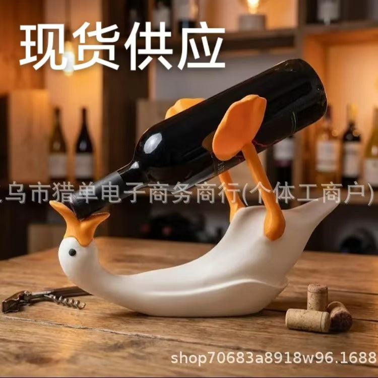 Goose Bottle Holder - Wine Bottle Rack in Goose Shape