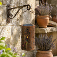 Colorful Solar Garden Light Waterproof Solar Metal Lantern Vintage Design