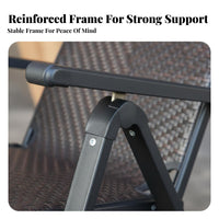 Weight-Relief Chair Foldable Design Folding Recliner Padded Headrest for spineyard