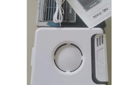 Portable Desktop Air Cooler Compact Mini Air Cooler White Spray Cooling Fan Boxy for Tabletop, Desk
