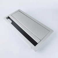 Desk Grommet with Brush Slim Cable Grommet with Brush Desk Cord Outlet Aluminum Hardware Easy to Install