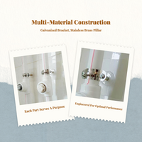 Stainless Steel Adjustable Secure Mount for Home