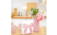 Metal Napkin Stand Vintage Design Rosy Bow Tissue Holder Freestanding