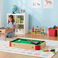 Kids Billiard Game Table Hand Eye Coordination Mini Billiard Table Premium Materials Tabletop Pool Game for Families, Home
