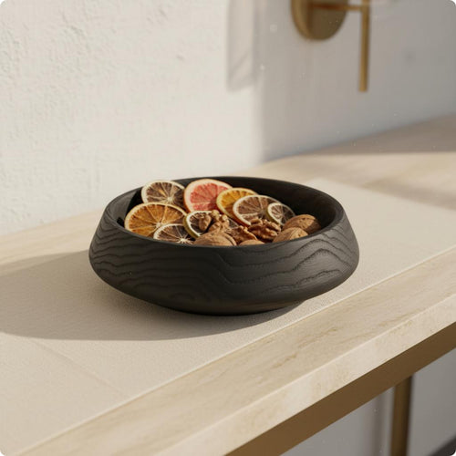 Decorative Fruit Bowl Farmhouse Style Home Decor Easy to Clean House Decoration for Office, Hotel Reception Area
