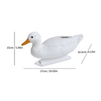 Waterfowl Light with Solar Panel Decorative Pond Lights Outdoor for Pool