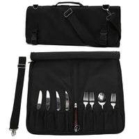 Foldable Chef Knife Roll Bag with Waterproof and Wear-Resistant Material