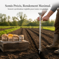 Manual Seeder Planter for Peanuts, Soybeans, and Sunflowers