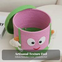 Cartoon Hand Basket Decorative Desktop Container multifunctional for Bedside Table