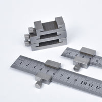 Thickened Steel Ruler with Positioning Block and Limit Stop