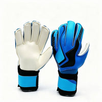 Padded Goalkeeper Gloves with Strap Breathable Goalkeeper Gloves with Finger Saves Adjustable Long-Lasting for Goalkeepers