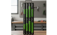 80 Pieces 80-Clip Socket Rail Holder Sturdy Metal Socket Organizer Tray