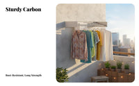 Retractable Wall-Mounted Drying Hanger Space-Saving Retractable Wall Rack