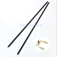 1/2 Two-Piece Aluminum Alloy Billiard Cue Rest with High Fork Head Set