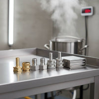 Efficient Cooling 20 Plate Wort Chiller Copper Brazed Heat Exchanger Compact Design Brewing Equipment for Homebrewers
