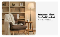Revolving Armchair with Footrest Adjustable Recline Recliner with Footrest Reclining Function Modern Aesthetic
