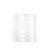Reinforced Piglet Slatted Panel Double-Rib Manure Drain Board Plastic Farm Flooring White for Piglets