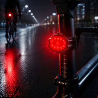 Smart Brake Light Usb Rechargeable Bike High-Brightness Bike Taillight for Cyclists, Commuters, Night Riding, Outdoor Riding