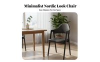 Triangular-Frame Armchair Modern Design Dining Chair Comfortable Padding Ergonomic Design for Cafe Owners, Interior Designers
