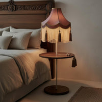 Floor Lamp Shade French Country Design Velvet Lampshade Ornate Trim
