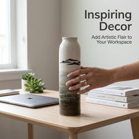 Hand-painted Ceramic Vase, Zen Style