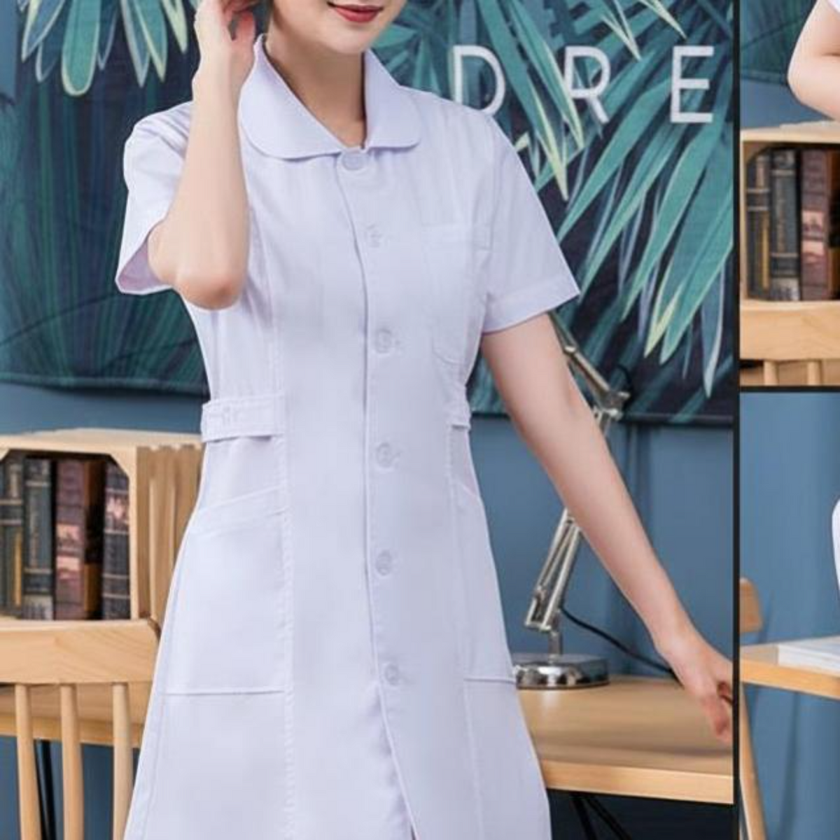 Lab Coat for Women, Unisex, Halloween, Role Play