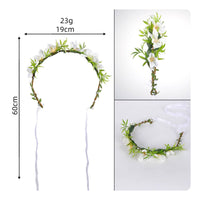 Bridal Headpiece Handmade Flower Crown Boho for Photo, Brides, Bridesmaids