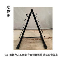 Cast Iron Dumbbell Rack for Men and Women, Multi-functional Fitness Equipment for Home