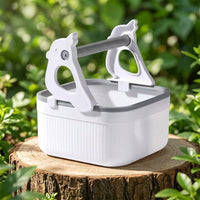 Parrot Stand with PP Material Tray Base, Smooth Wood Parrot Training Stage and Play Stand for Small Medium Parakeets Cockatiels Bird Perch