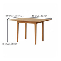 Folding Dining Table Easy to Store Foldable Dining Table for Small Apartment