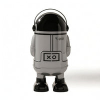 Astronaut Trash Bin Cute Trash Bin with Dome Lid Stylish for Children