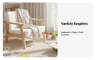 Armless Mini Sofa Chair Supportive seat padding children's Seat SkinChild-Safe Fabric